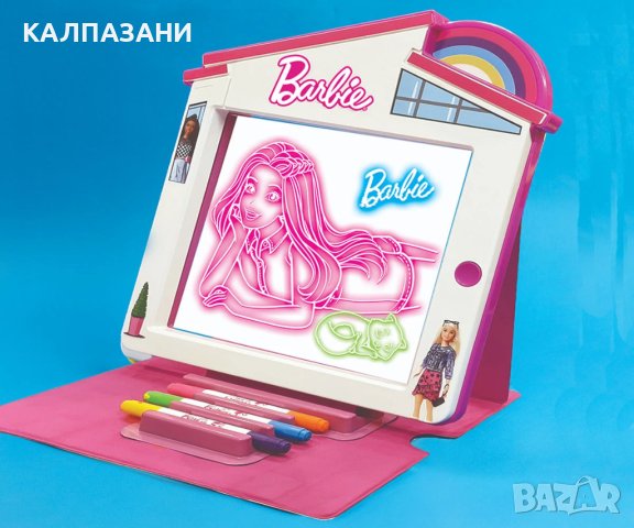 Светеща дъска за рисуване Premium Glow Pad Barbie Diamant Toys 5115, снимка 6 - Рисуване и оцветяване - 42991104