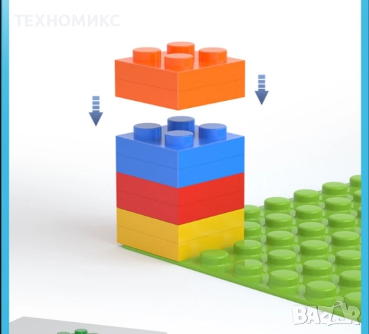 Комплект строителни блокчета за деца, Съвместим с LEGO, Интерактивен лабиринт, 3+ години, 168 части, снимка 9 - Конструктори - 51788712