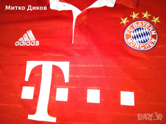 Байерн Мюнхен футболна тениска 2015-16 домакини маркова на  Адидас  №10 Ариен Робен размер  ХХЛ, снимка 3 - Футбол - 28726428