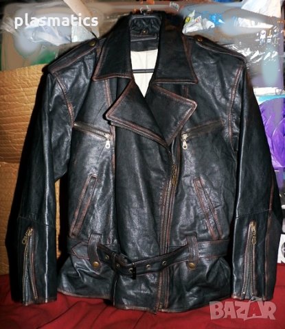 Кожено яке, снимка 8 - Якета - 28085323