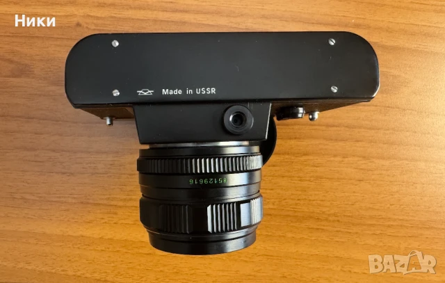 Продавам фотоапарат ZENIT 11 с обектив NELIOS - 44M - 4 и оригинален калъф., снимка 4 - Фотоапарати - 50458388