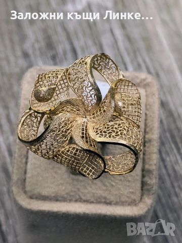 Златен Пръстен 4.71гр / 14К, снимка 5 - Пръстени - 52703951