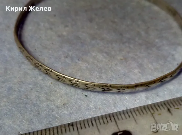 СТАРИННА СРЕБЪРНА ГРИВНА СРЕБРО 925 МАРКОВА на МИНЕРВА КРАСИВА РЕТРО ОРНАМЕНТИКА РЪЧНА РАБОТА 21464, снимка 9 - Антикварни и старинни предмети - 48493482