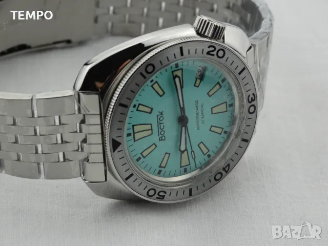ВОСТОК АМФИБИЯ АВТОМАТИЧЕН-"TIFFANY" ref: 70088В, снимка 5 - Мъжки - 48082149