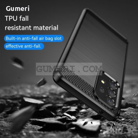 Samsung Galaxy A53 5G Противоударен Силиконов Гръб - Карбон, снимка 5 - Калъфи, кейсове - 36540732