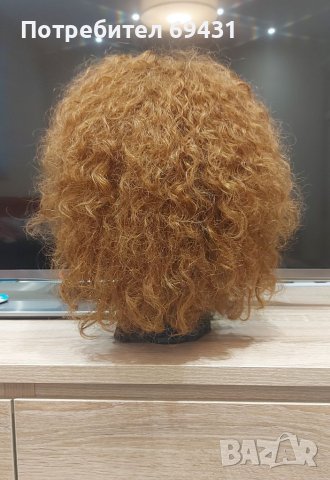 Перука естествена, къдрава 