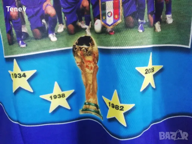 Италия Световни Шампиони 2006 мъжка тениска фланелка XL Campioni Del Mondo Italia Italy , снимка 4 - Тениски - 49966473
