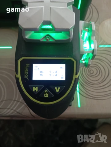 Лазерен нивелир Huepar, снимка 3 - Измервателни инструменти - 50484301