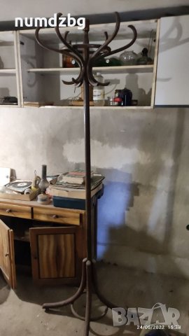 Закачалка за дрехи ретро масив дърво, снимка 3 - Закачалки - 37188561