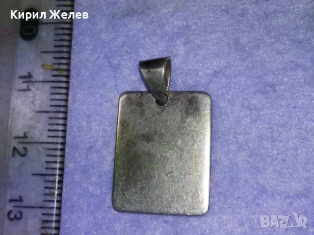 СТАРИНЕН СРЕБЪРЕН МЕДАЛЬОН РЪЧНО ГРАВИРАН с БУКВА - Д и СРЕБЪРНА ВЕРИЖКА с НУЖДА от ЛЕК РЕМОНТ 41066, снимка 4 - Антикварни и старинни предмети - 43223530