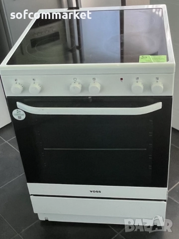 Готварска печка 60 см Voss ELK 13032-hv свободностояща с вентилатор, снимка 1