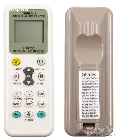 Ново, универсално дистанционно за климатик с LCD-дисплей за Mitsubishi, Daikin, LG, Toshiba и др., снимка 2 - Климатици - 43875930