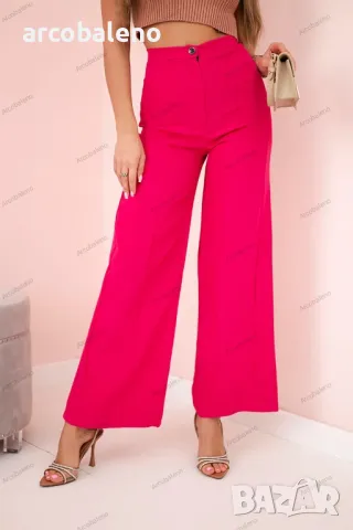 Дамски панталон с широки крачоли, 3цвята , снимка 3 - Панталони - 49832062