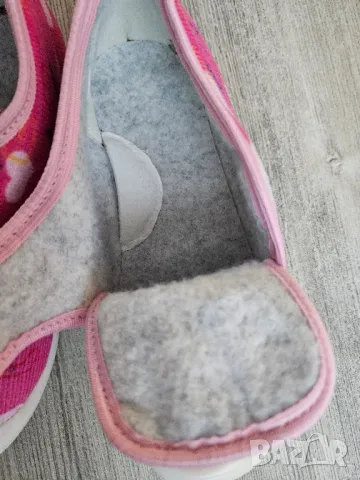Топли зимни детски розови пантофи Беко 31-32 номер, снимка 3 - Детски пантофи - 48088423