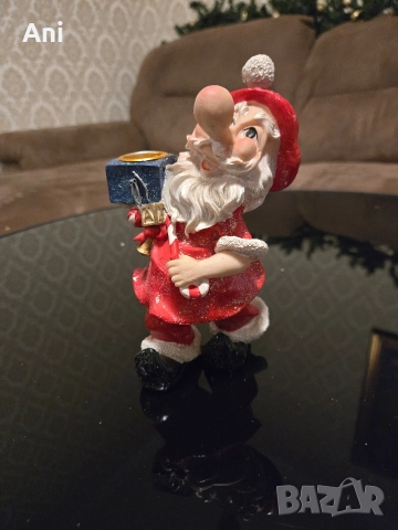 Статуетка/свещник "Дядо Коледа"
