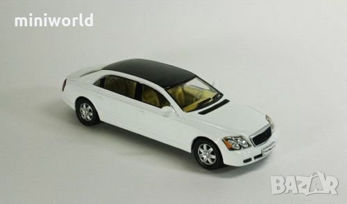Maybach 62 2002 - мащаб 1:43 на ДеАгостини модела е нов в блистер, снимка 4 - Колекции - 28364379