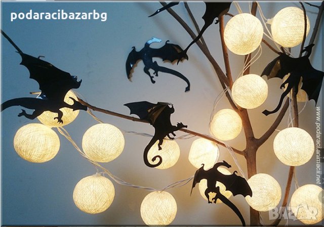 ДРАКОНИ-КОМПЛЕКТ РЕЛЕФНИ СТИКЕРИ ЗА СТЕНА, снимка 1