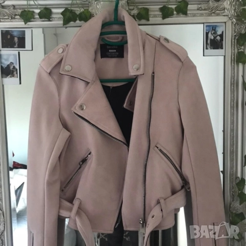 Розово яке Bershka, снимка 3 - Якета - 52729434