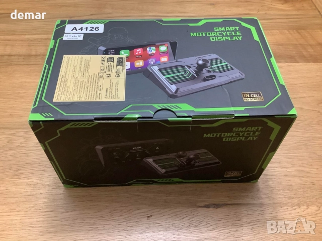 Rimoody екран за мотоциклет с Bluetooth, 6-инчов сензорен екран, снимка 9 - Аксесоари и консумативи - 51469392