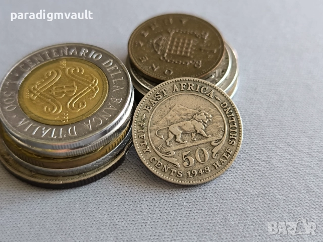 Монета - Източна Африка - 1/2 (половин) шилинг | 1948г.