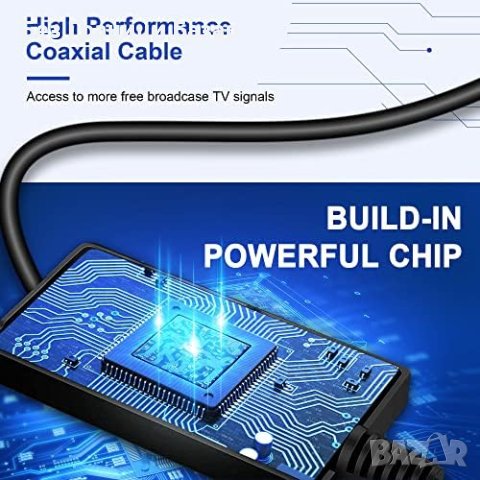 Нова вътрешна 4K Ultra HD TV Антена Дълъг Обхват до 400 км, снимка 6 - Приемници и антени - 43265405