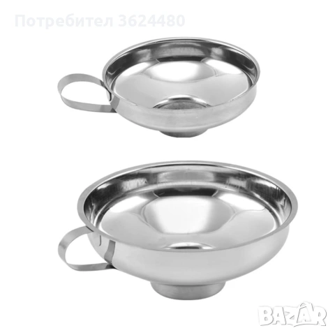 Метална фуния за пълнене на буркани 4604, снимка 4 - Други стоки за дома - 53451293