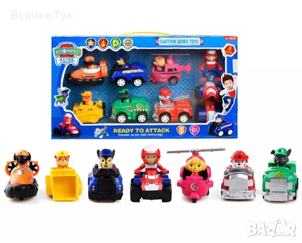 ✨Детски кученца с машини PAW PATROL   , снимка 1