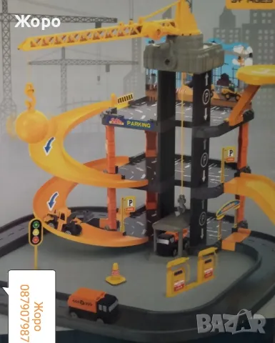 СТРОИТЕЛНА ПЛОЩАДКА ,ПИСТА ,ПАРКИНГ С АСАНСЬОР 65 ЕЛЕМЕНТА КН0114, снимка 2 - Коли, камиони, мотори, писти - 48006980