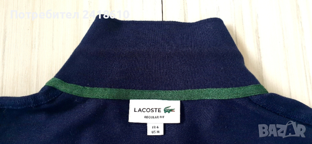 Lacoste Regular Fit Pique Cotton Mens Size 4 - M НОВО! ОРИГИНАЛ! Мъжка Тениска!, снимка 5 - Тениски - 53520934