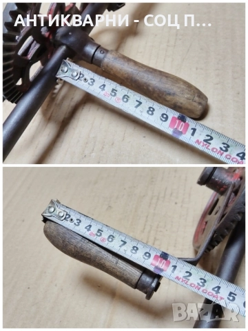 Стара Ръчна Бор Машина, Дрелка, Маткап. , снимка 8 - Антикварни и старинни предмети - 52471319