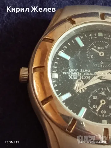 Модерен унисекс часовник ROLEX OYSTER PERPETUAL JAPAN MOVT интересен модел 49260, снимка 8 - Мъжки - 49661243