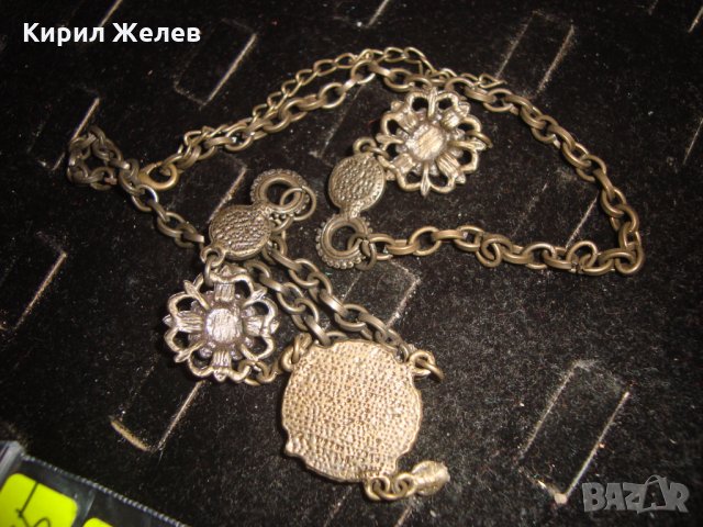 ВИНТИДЖ ОГЪРЛИЦА КОЛИЕ МЕСИНГ с КАТАЛИН РЕТРО АРТ 4975, снимка 7 - Колиета, медальони, синджири - 32265479