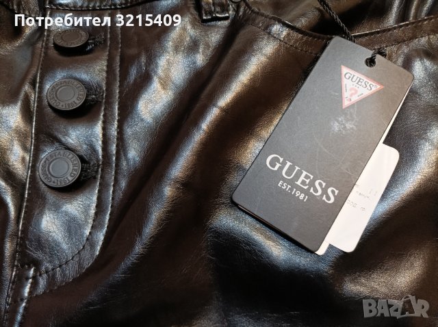 Guess Нов дамски кожен панталон , снимка 4 - Панталони - 43929218