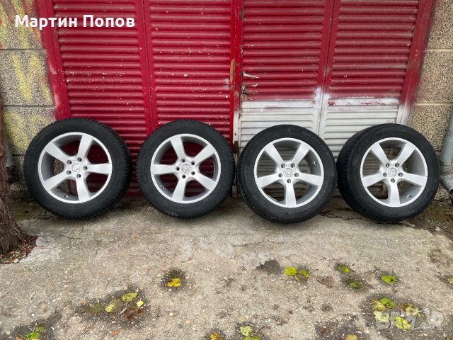 Джанти с гуми 17ки 5х114.3 с гуми Michelin, снимка 1 - Гуми и джанти - 43504669