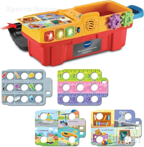 Интерактивен куфар с инструменти за деца с музика и светлина Vtech, снимка 8 - Образователни игри - 47516363