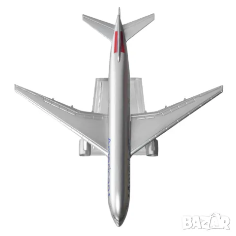 Бойнг 777 самолет модел макет American метален лайнер полет летище пътници писта, снимка 3 - Коли, камиони, мотори, писти - 49440362