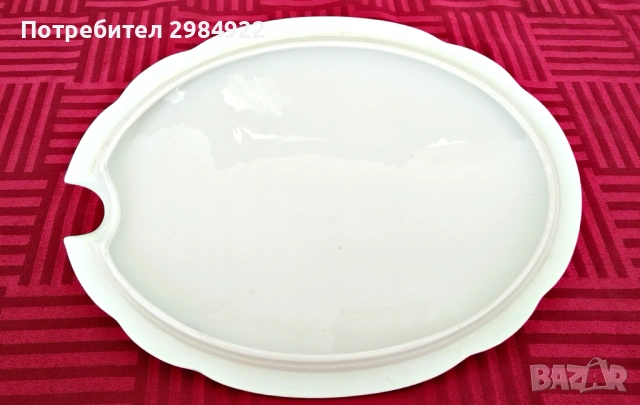 АНТИЧНА БЯЛА КЕРАМИЧНА СУПНИЦА ЗА СУПА В СТИЛ АРТ ДЕКО, JAHRE Kehscherser, Бавария, Германия, снимка 7 - Антикварни и старинни предмети - 53441853