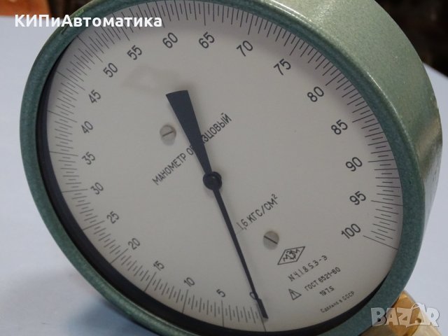 образцов манoметър 1.6 кгс/см2 Ø160 mm, снимка 5 - Други машини и части - 35033562