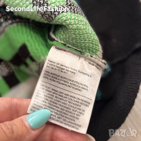 Коледен пуловер Minecraft за момчета, размер 14 г., мъжки, акрилен, размер S-M, снимка 5 - Пуловери - 52180595