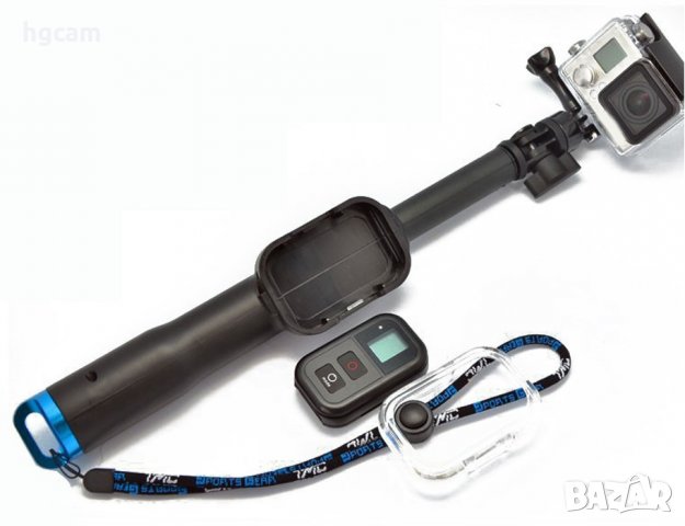Mонопод с поставка за WIFI дистанционно за GoPro Hero 3/3+/4/4s/5/5s/6/7/8/9/10, снимка 8 - Чанти, стативи, аксесоари - 27774602
