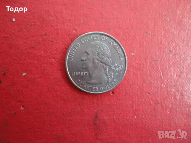 Четвърт долар Quarter Dollar 2001 , снимка 2 - Нумизматика и бонистика - 48425821