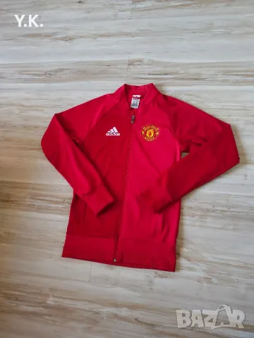 Оригинално мъжко горнище Adidas x F.C. Manchester United / Season 16-17, снимка 2 - Спортни дрехи, екипи - 47808912