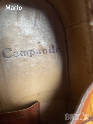  Campanile мъжки обувки кожени 42.5, снимка 10 - Официални обувки - 52774346