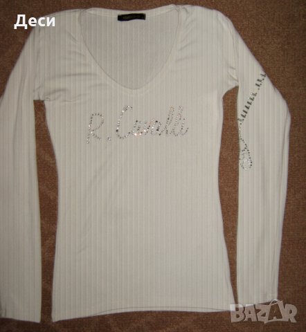 Roberto Cavalli Дамска блуза тениска р-р S, снимка 1 - Тениски - 32975179
