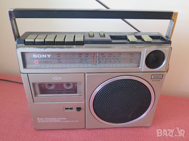 Vintage SONY CFM 31S- Радиокасетофон ,1977