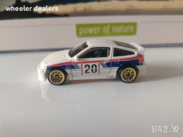 Метална количка Hot Wheels 88 Honda CR-X 1/64, снимка 2 - Колекции - 50745240