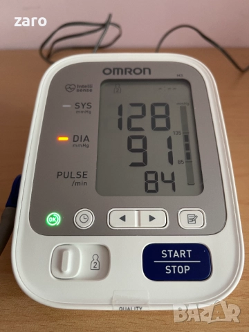 Нов апарат за кръвно налягане Omron M3 Itellisense, снимка 4 - Уреди за диагностика - 52926851