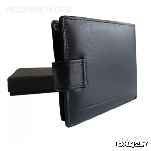 Мъжки кожен портфейл в подаръчна кутия /7221/, снимка 3 - Портфейли, портмонета - 43359487