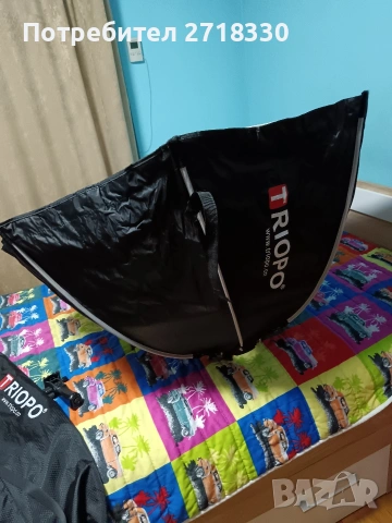 Продавам осмоъгълен софтбокс за ръчна светкавица. , снимка 4 - Светкавици, студийно осветление - 53307178