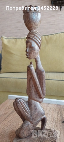 дърворезба за ценители височина 33см , снимка 6 - Декорация за дома - 53132053